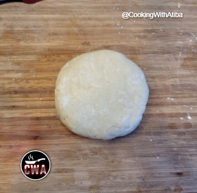 shaped galette dough